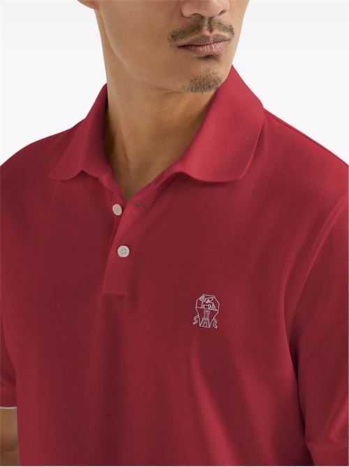 Polo shirt with logo BRUNELLO CUCINELLI | ME8548788CKH22